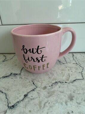 Large graphic  "But First, Coffee" Ceramic Mug
